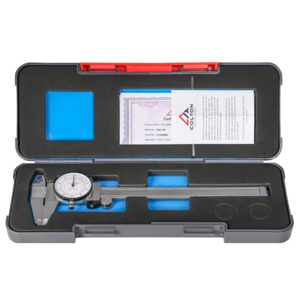 Colton Industrial Tools 43000 | Colton Dial Caliper 6" / 150mm DUAL Reading Scale Inch and Metric Steel .001" / .02mm - Image 3