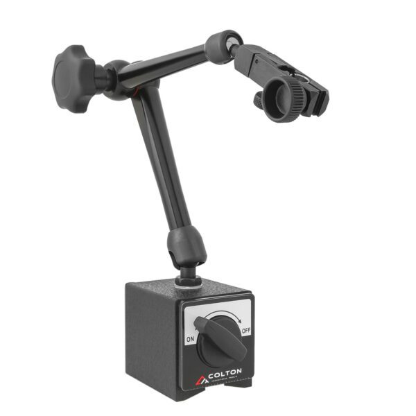 Colton Industrial Tools 40000 | Colton 3D Magnetic Base Holder 132 Lbs. for Dial & Test Indicators 12" Reach