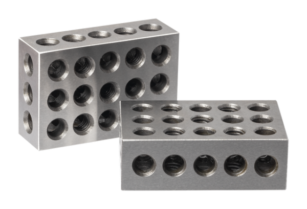 Colton Industrial Tools 10078 | High Precision 1-2-3 Block Set 23 Holes and Cap Bolts - Image 3